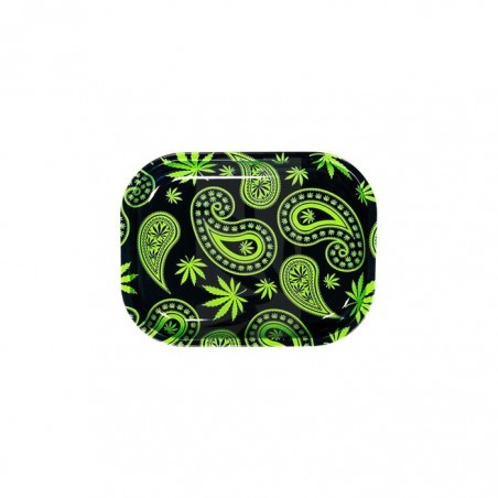 Comprar Bandeja de Liar Pequeña de Paisley Weed 18x14 barata