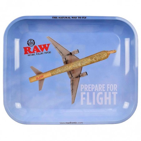 Comprar Bandeja de Liar RAW Flying High Metal Rolling Tray L barato