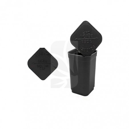 Pop Top cuadrado Negro mate - 3.5 gr