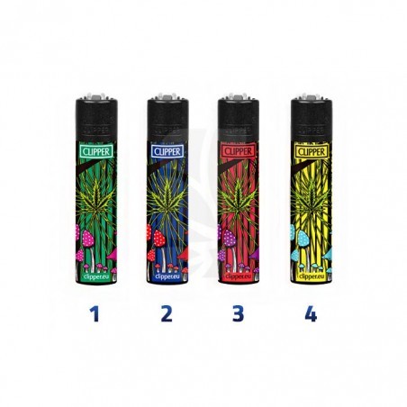 COMPRA y COLECCIONA Mechero CLIPPER Ryo 420 Psychedelic Weed