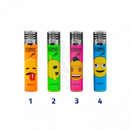 COMPRA y COLECCIONA Mechero Clipper Emojis Jet Flame