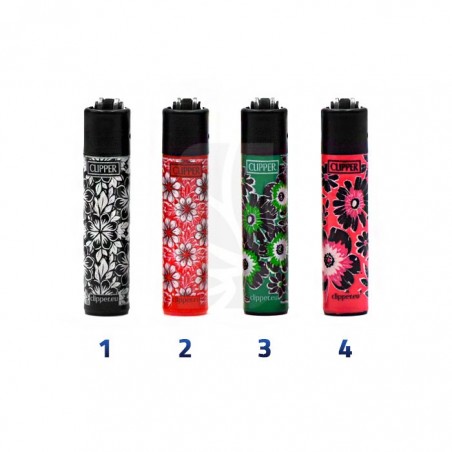 COMPRA y COLECCIONA Mechero Clipper Print Flowers