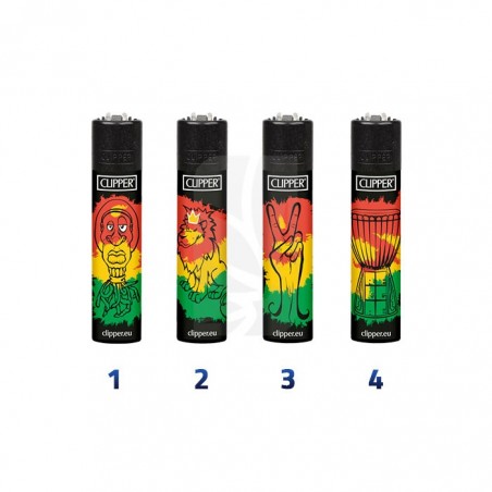 COMPRA y COLECCIONA Mechero Clipper Jamaican Vibes