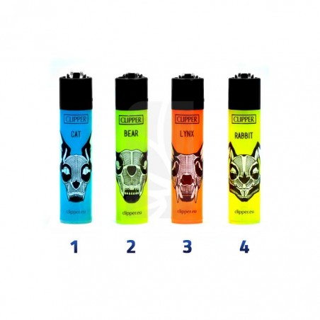 COMPRA y COLECCIONA Mechero Clipper Animal Skulls