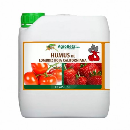 Humus de Lombriz 5 Litros Agrobeta