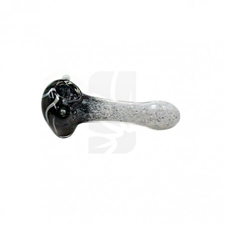 Comprar Colour Changing Glass Pipe - White/Black barato