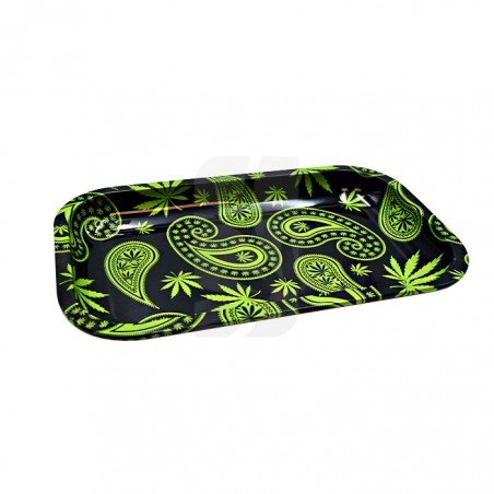 Bandeja Paisley Weed Grande 27 x 16 cm.