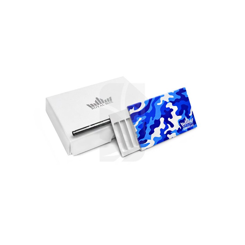 Royal Box White Caja con tubo + Pipa ☝ 8 COMPARTIMENTOS EN FILA