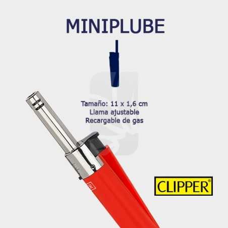 Mechero CLIPPER Mini Tube Leaves 10