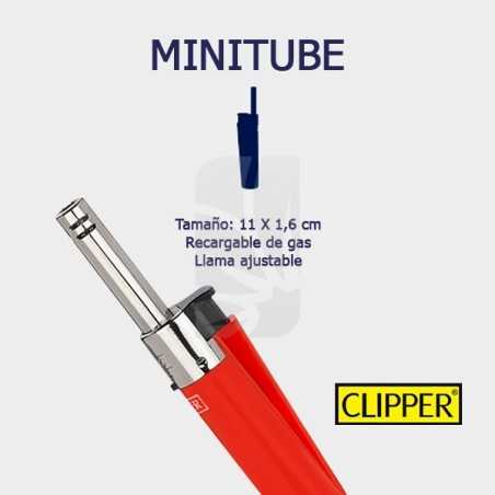 Mechero Clipper Minitube Weed