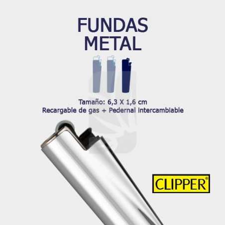 Mechero CLIPPER Micro Fundas Silver