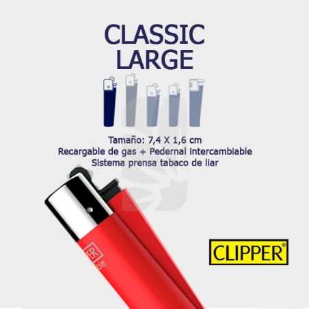 Mechero encendedor Clipper recargable CP11R rueda