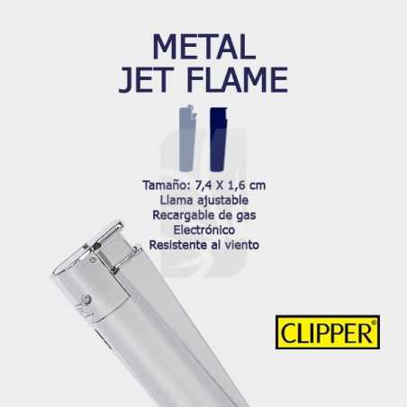 Mechero Resistente Clipper Oro de Metal - Grow Barato