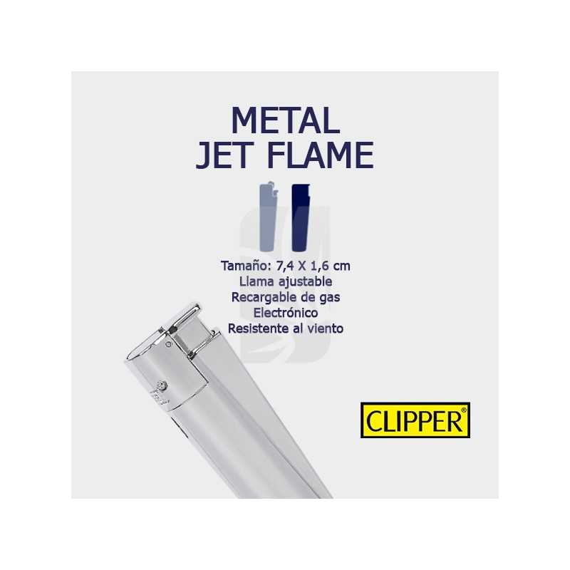 Compra Mechero Clipper Metal Jet Flame Icy Barato en Pevgrow