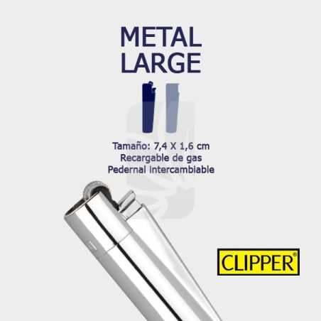 Mechero Clipper CMPR11R Metal Night