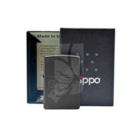 Mechero Zippo RAW Black Murder