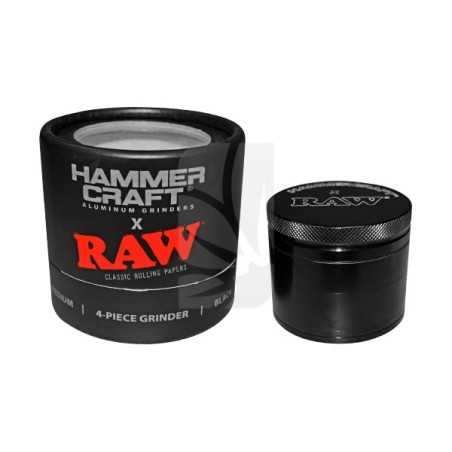 Grinder RAW M X Hammercraft Negro 4 partes