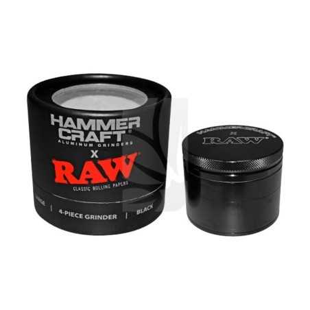 Grinder RAW L X Hammercraft Negro 4 partes