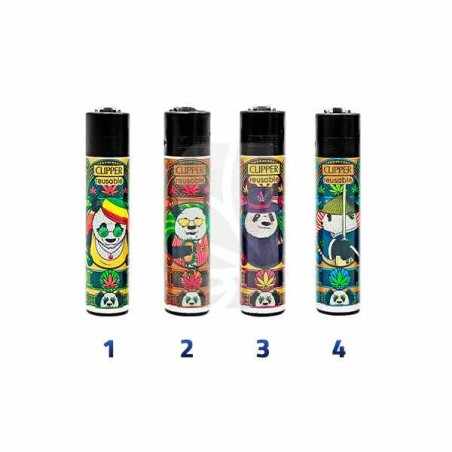 Mechero CLIPPER Pure Weed Panda Ryo