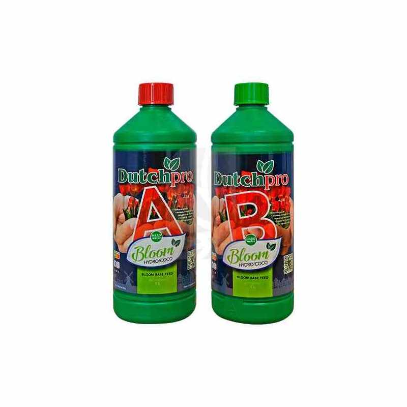 Hydro Coco A+B Floración Agua Dura 1 Litro