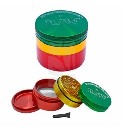 Grinder RAW M Hammercraft Rasta 4 partes