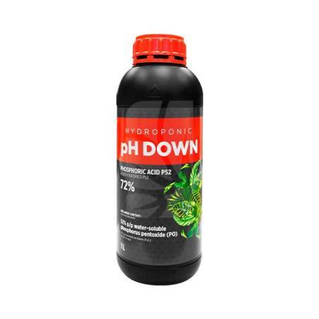 Ph Down Hydroponics 72% 1 Litro