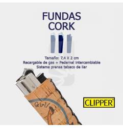 Clipper Large Funda pop Cork Leaves 2