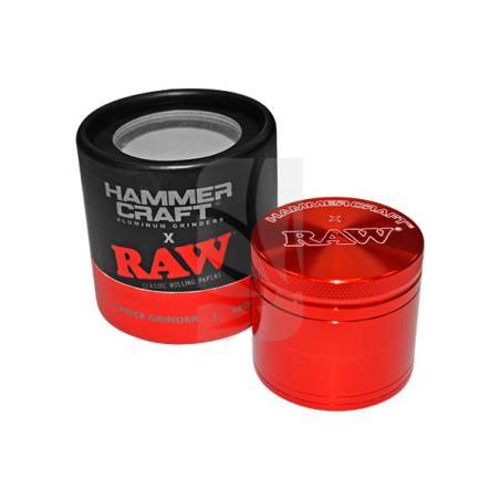 Grinder RAW L Hammercraft Rojo 4 partes