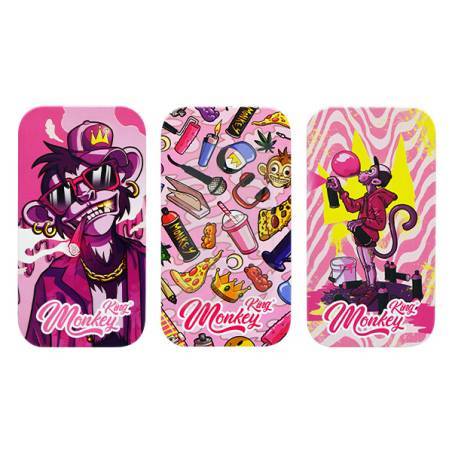 Pack 3 Cajas de Metal Monkey King Rosa