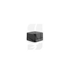 Bote de Cristal Cuadrado Negro 5 ml.