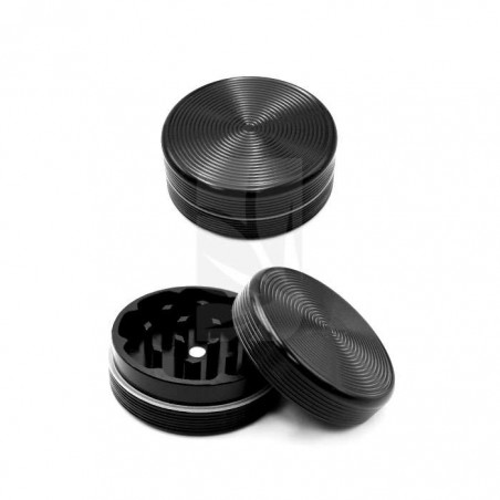 Grinder Ripple 2 Partes 50mm. Negro